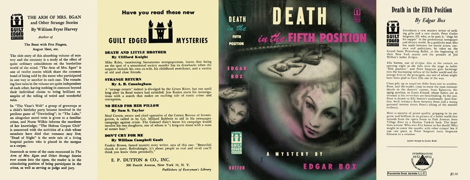 Item #305 Death in the Fifth Position. Edgar Box
