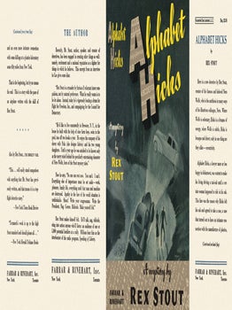 Alphabet Hicks. Rex Stout.
