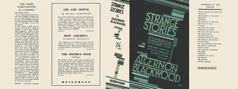 Item #30580 Strange Stories. Algernon Blackwood