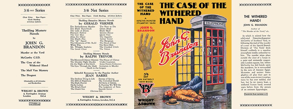 Item #30589 Case of the Withered Hand, The. John G. Brandon