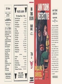 Ann Turns Detective. Roland Daniel.
