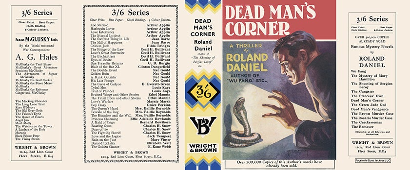 Item #30613 Dead Man's Corner. Roland Daniel