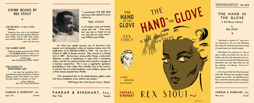 Item #3069 Hand in the Glove, The. Rex Stout