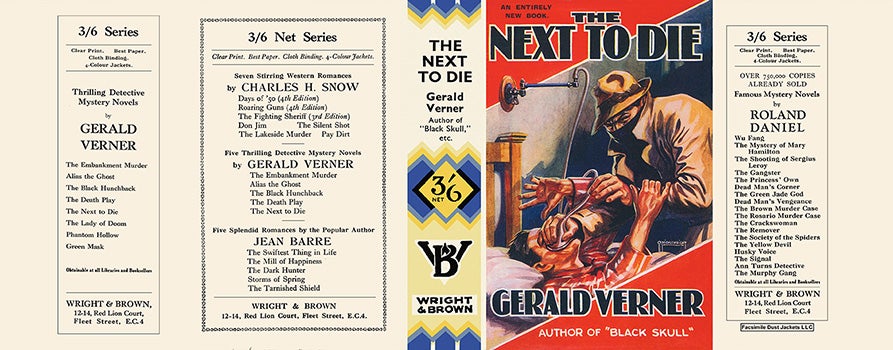 Item #30729 Next to Die, The. Gerald Verner