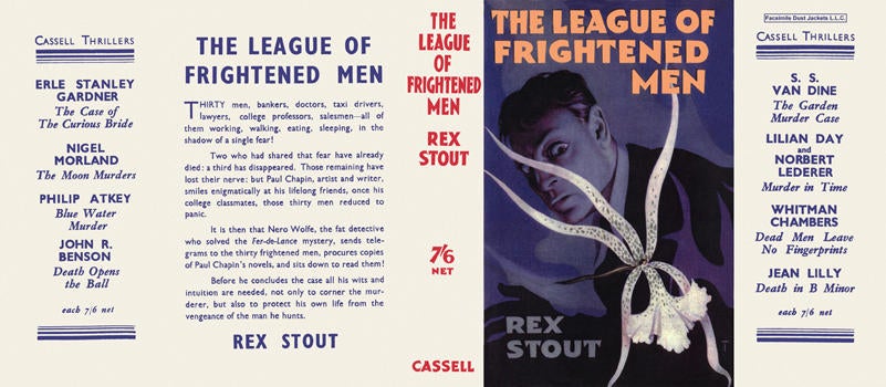 Item #3073 League of Frightened Men, The. Rex Stout