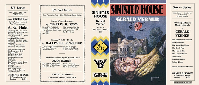 Item #30731 Sinister House. Gerald Verner
