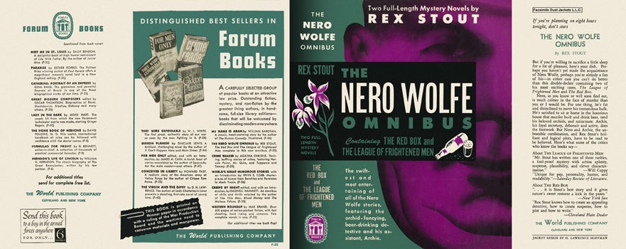 Item #3080 Nero Wolfe Omnibus, The. Rex Stout.