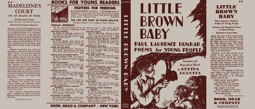 Item #30813 Little Brown Baby. Paul Laurence Dunbar, Erick Berry