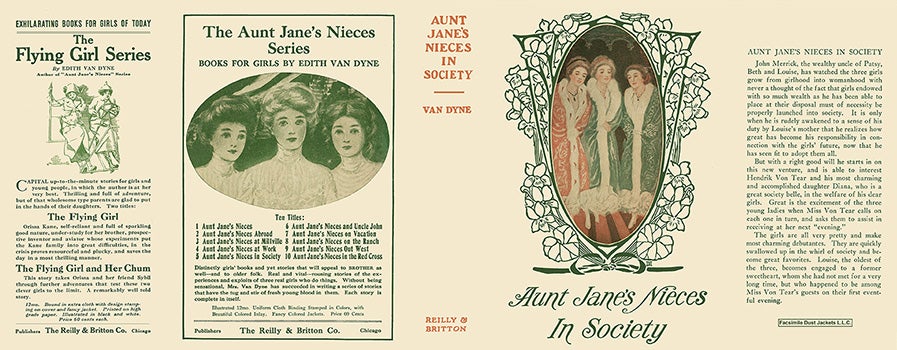 Item #30862 Aunt Jane's Nieces in Society. Edith Van Dyne, L. Frank Baum.