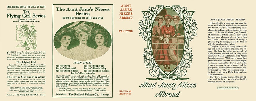 Item #30863 Aunt Jane's Nieces Abroad. Edith Van Dyne, L. Frank Baum.