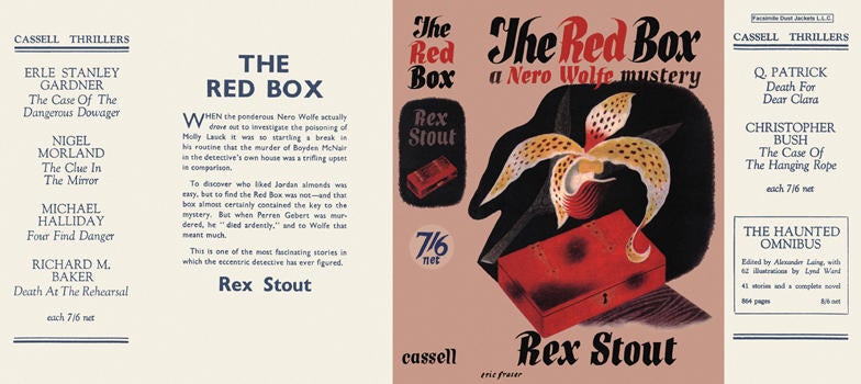 Item #3087 Red Box, The. Rex Stout.