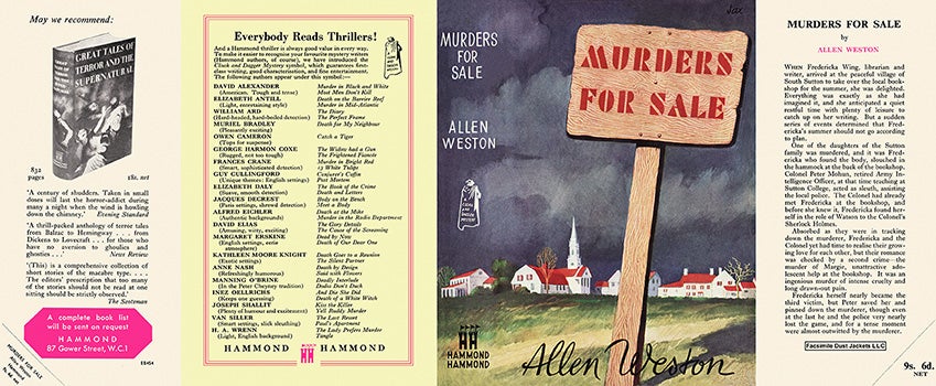 Item #30872 Murders for Sale. Allen Weston.