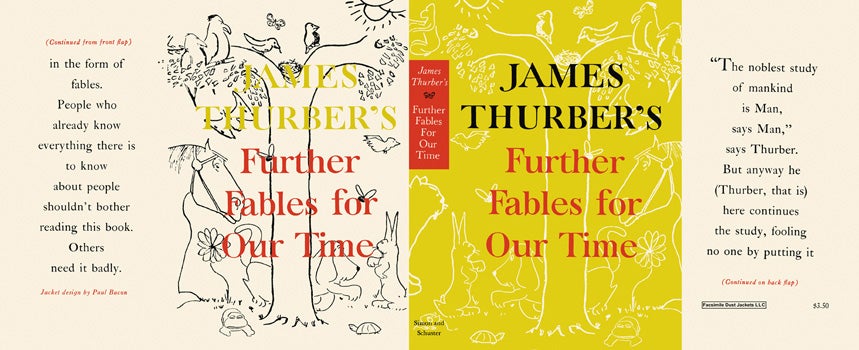 Item #30950 Further Fables for Our Time. James Thurber.