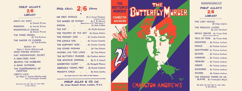 Item #30957 Butterfly Murder, The. Charlton Andrews