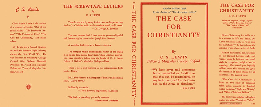 Item #30975 Case for Christianity, The. C. S. Lewis