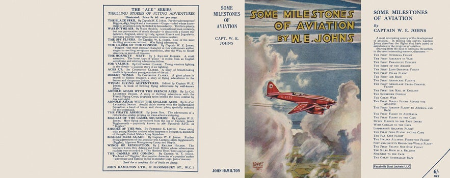 Item #30998 Some Milestones of Aviation. Captain W. E. Johns