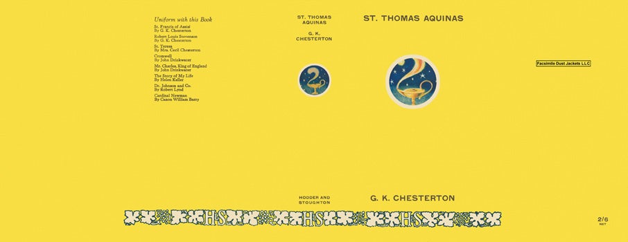 Item #31001 St. Thomas Aquinas. G. K. Chesterton.