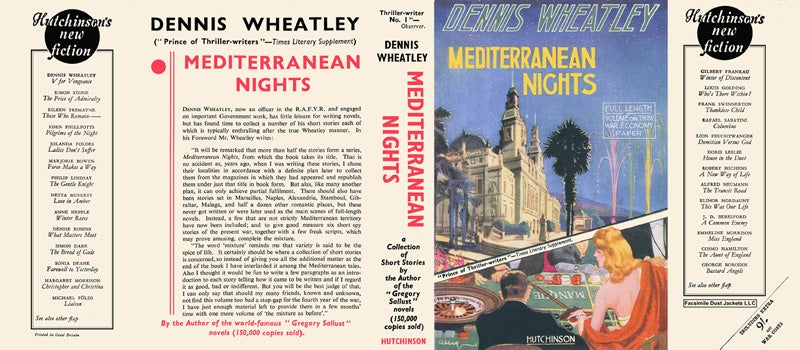 Item #31036 Mediterranean Nights. Dennis Wheatley