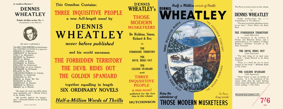 Item #31037 Those Modern Musketeers, Omnibus. Dennis Wheatley.
