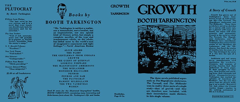 Item #31077 Growth (Omnibus). Booth Tarkington