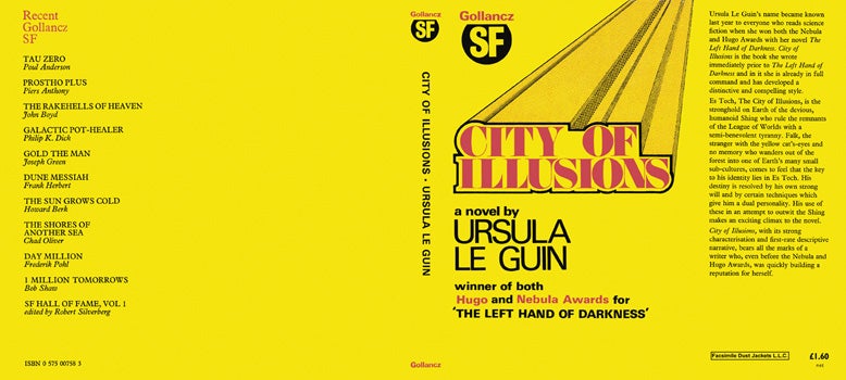 Item #31190 City of Illusions. Ursula K. Le Guin.