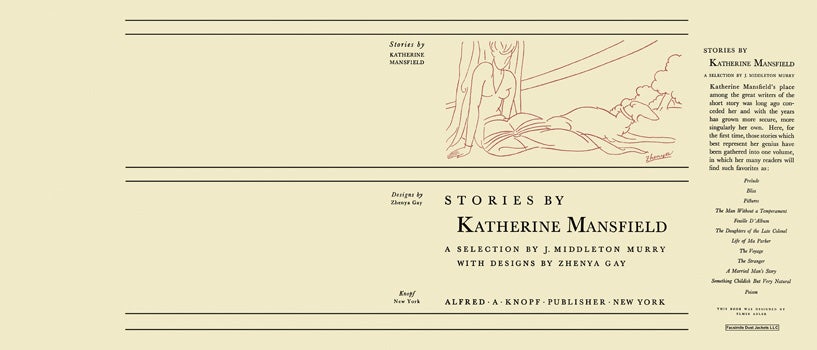 Item #31208 Stories by Katherine Mansfield. Katherine Mansfield