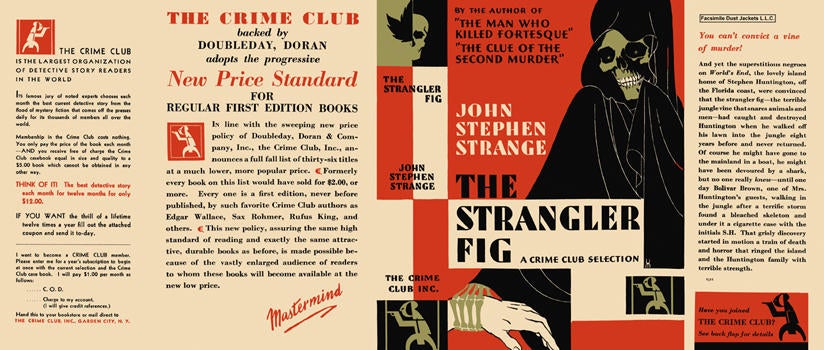 Item #3121 Strangler Fig, The. John Stephen Strange