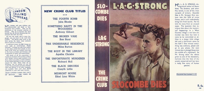 Item #3127 Slocombe Dies. L. A. G. Strong