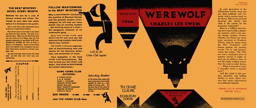 Item #3129 Werewolf. Charles Lee Swem