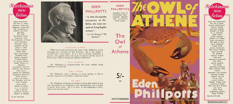 Item #31340 Owl of Athene, The. Eden Phillpotts.