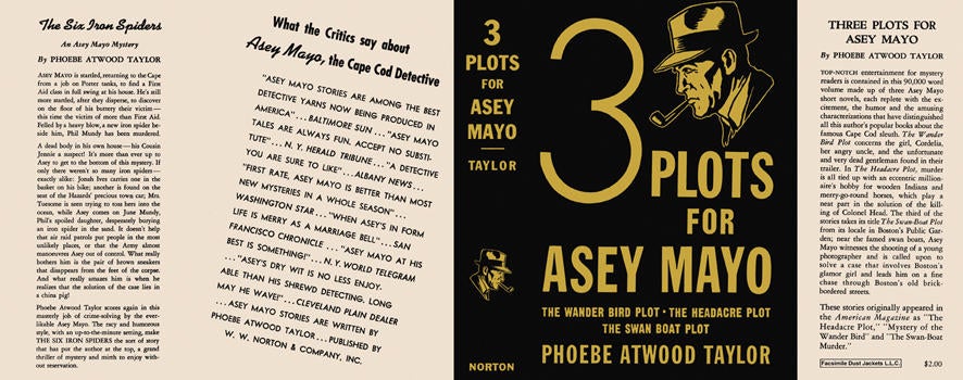 Item #3152 Three Plots for Asey Mayo. Phoebe Atwood Taylor.