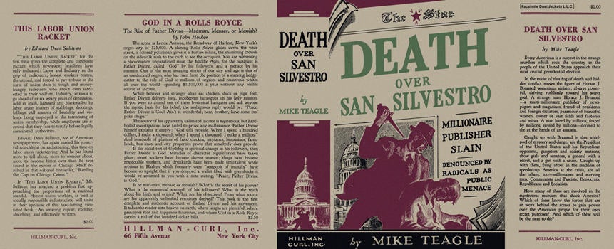 Item #3156 Death over San Silvestro. Mike Teagle.