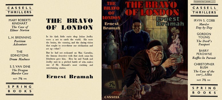 Item #316 Bravo of London, The. Ernest Bramah