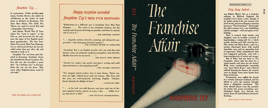 Item #3164 Franchise Affair, The. Josephine Tey