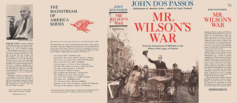 Item #31659 Mr. Wilson's War. John Dos Passos
