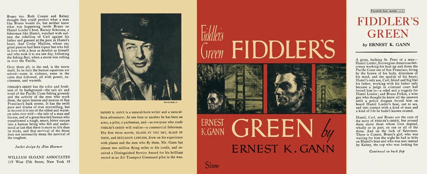 Item #31676 Fiddler's Green. Ernest K. Gann