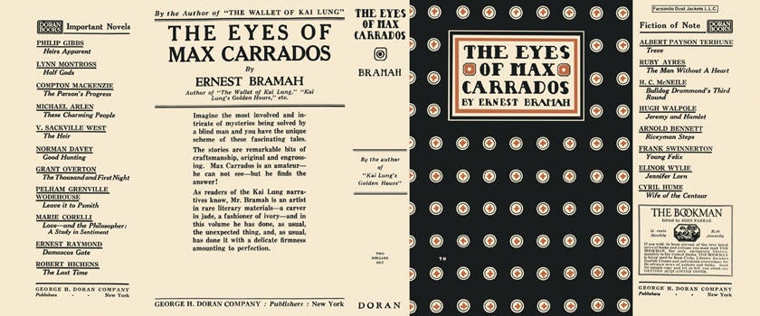 Item #317 Eyes of Max Carrados, The. Ernest Bramah.