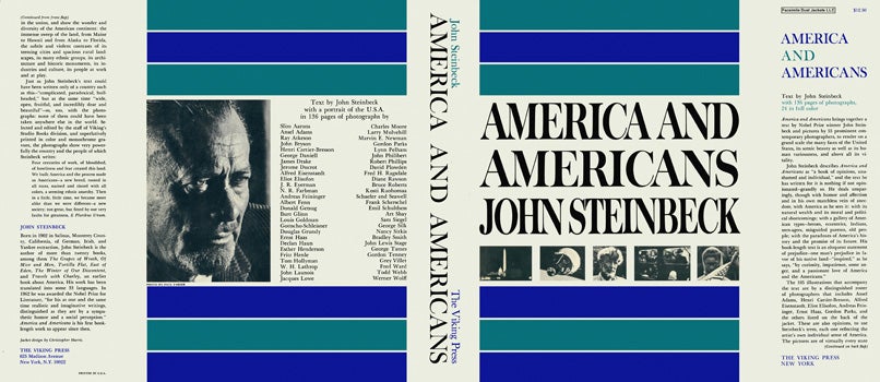 Item #31840 America and Americans. John Steinbeck