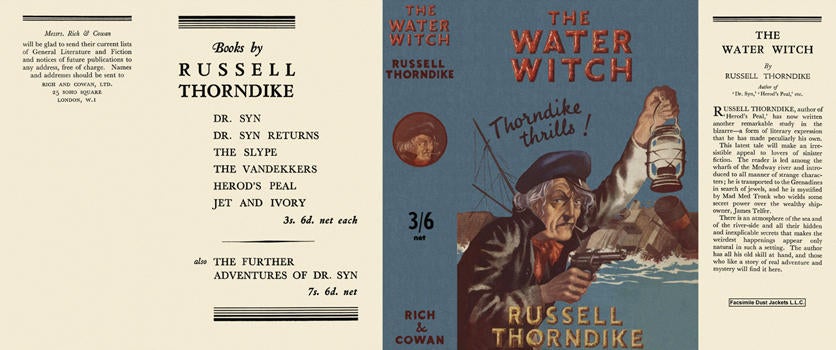 Item #3185 Water Witch, The. Russell Thorndike