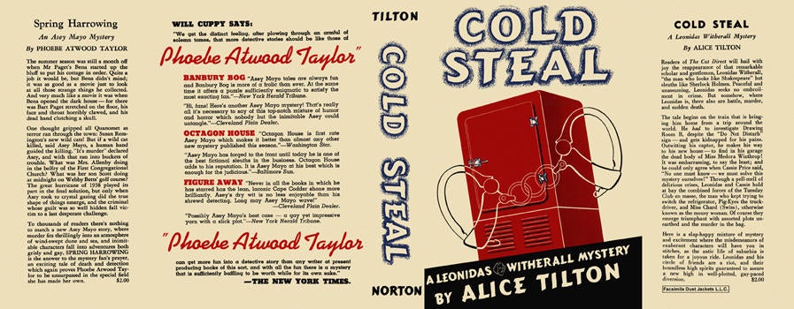 Item #3187 Cold Steal. Alice Tilton