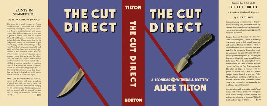 Item #3188 Cut Direct, The. Alice Tilton