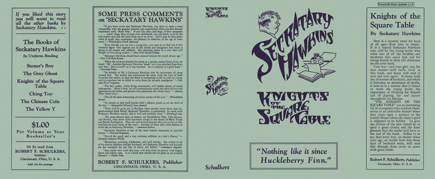 Item #31923 Seckatary Hawkins, Knights of the Square Table. Robert Franc Schulkers, Seckatary Hawkins.