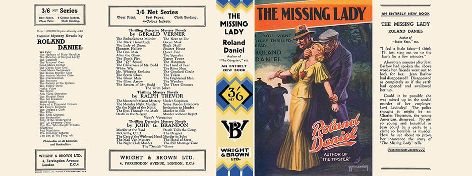 Item #31977 Missing Lady, The. Roland Daniel.