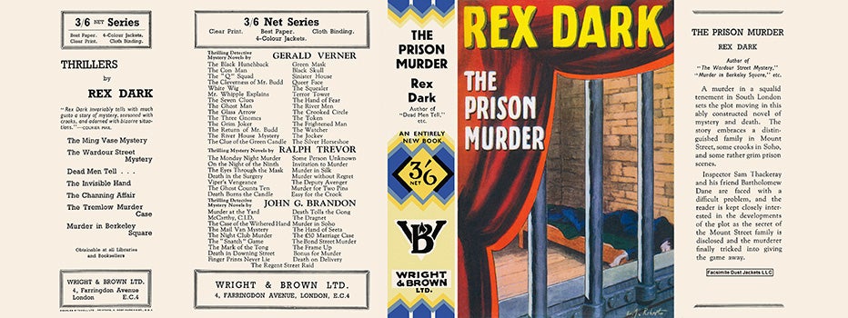 Item #31985 Prison Murder, The. Rex Dark.