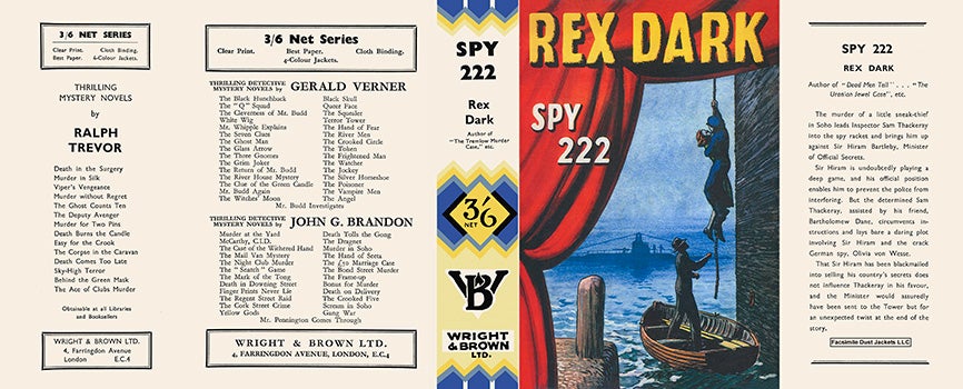 Item #31986 Spy 222. Rex Dark.