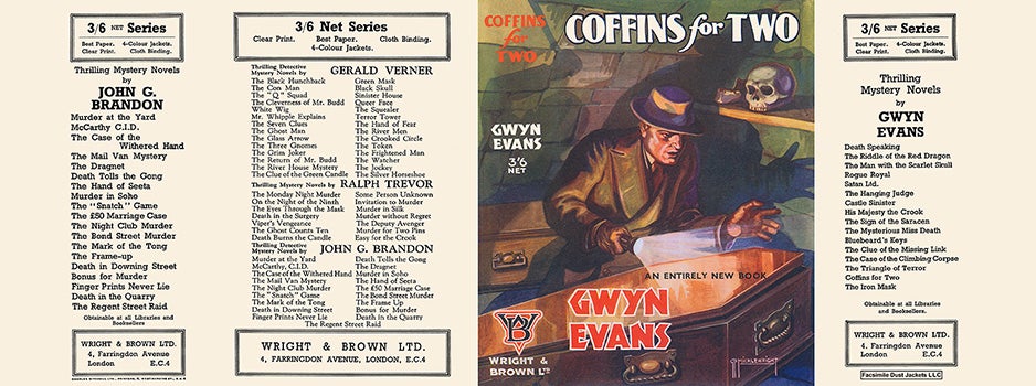 Item #31991 Coffins for Two. Gwyn Evans.