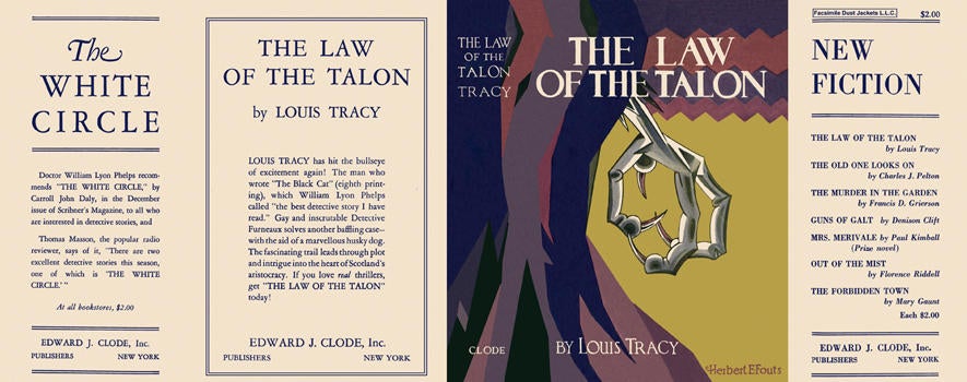 Item #3203 Law of the Talon, The. Louis Tracy.