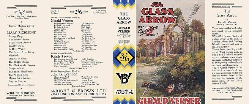 Item #32035 Glass Arrow, The. Gerald Verner