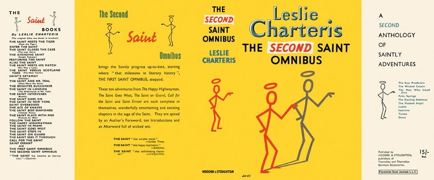 Item #32062 Second Saint Omnibus, The. Leslie Charteris