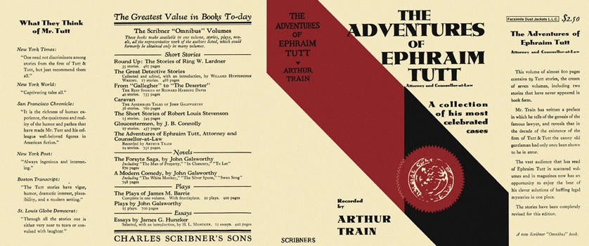Item #3208 Adventures of Ephraim Tutt, The. Arthur Train